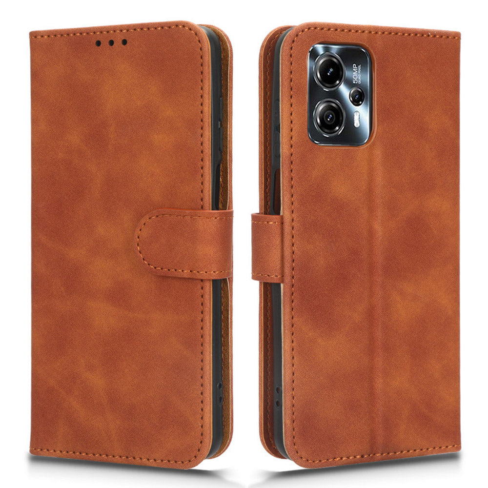 For Motorola Moto G13 4G G23 4G G53 5G PU Leather Phone Case Stand Skin-touch Feeling Flip Wallet Cover For Motorola Moto G13 4G G23 4G G53 5G PU Leather Phone Case Stand Skin-touch Feeling Flip Wallet Cover
